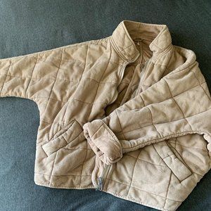 Free People Dolman Quilted Knit Jacket